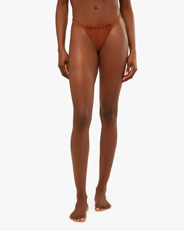 Adjustable Ruched Bikini Bottom sold by WeWoreWhat