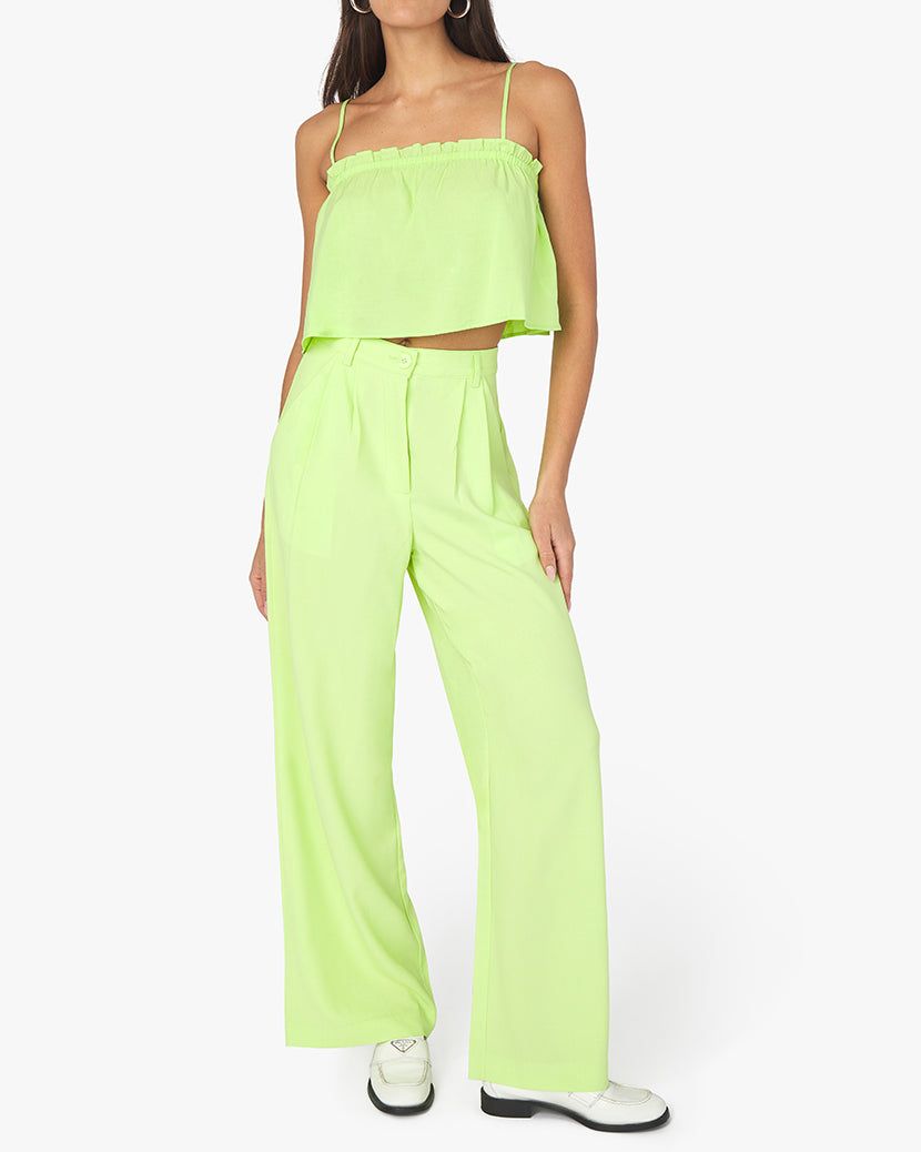 High Rise Pleated Suiting Pant sold by WeWoreWhat product image thumbnail 6