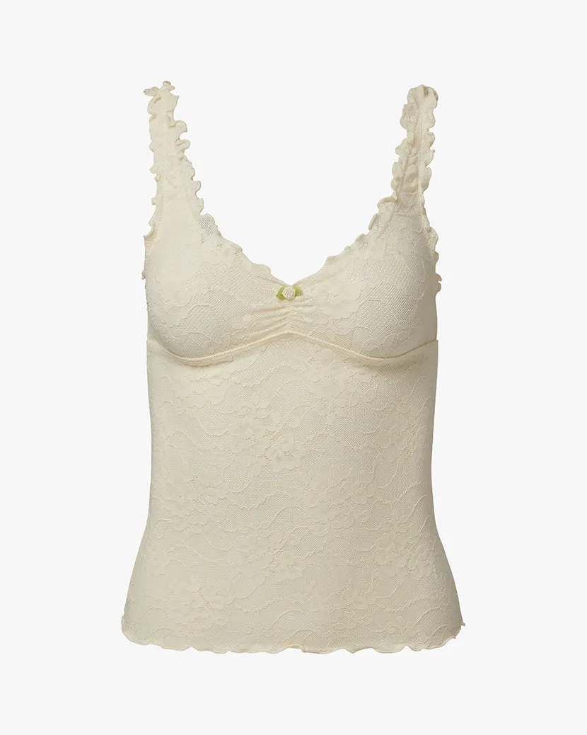 Lace Rosette Tank sold by WeWoreWhat product image thumbnail 2