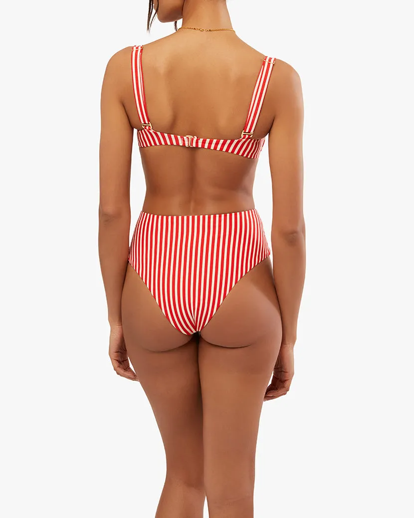 Sorrento Stripes Bikini Top sold by WeWoreWhat product image thumbnail 4