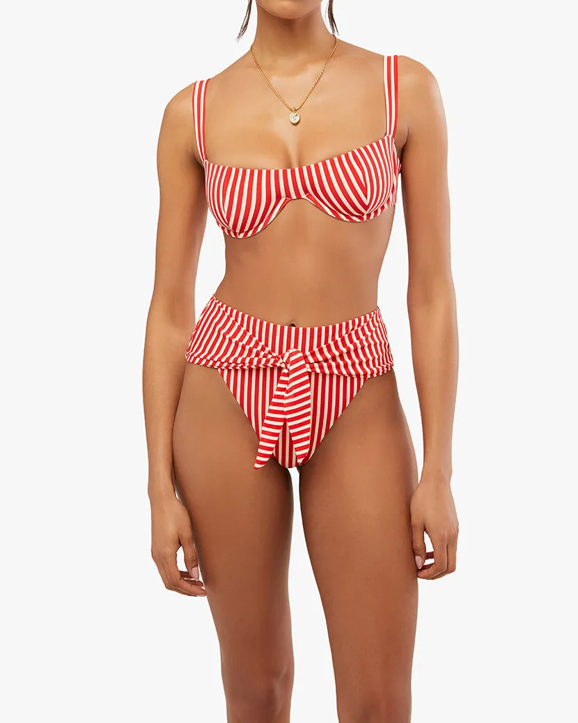 Sorrento Stripes Bikini Top sold by WeWoreWhat product image thumbnail 3
