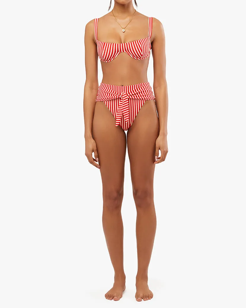 Sorrento Stripes Bikini Top sold by WeWoreWhat product image thumbnail 5