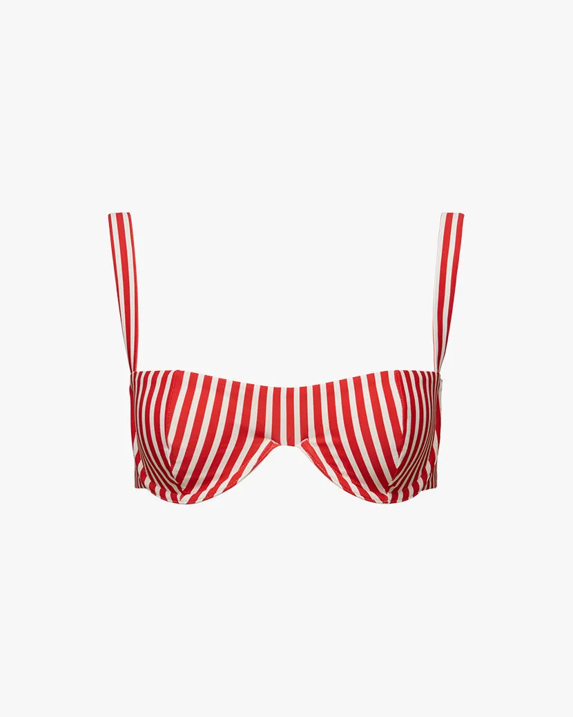 Sorrento Stripes Bikini Top sold by WeWoreWhat product image thumbnail 2