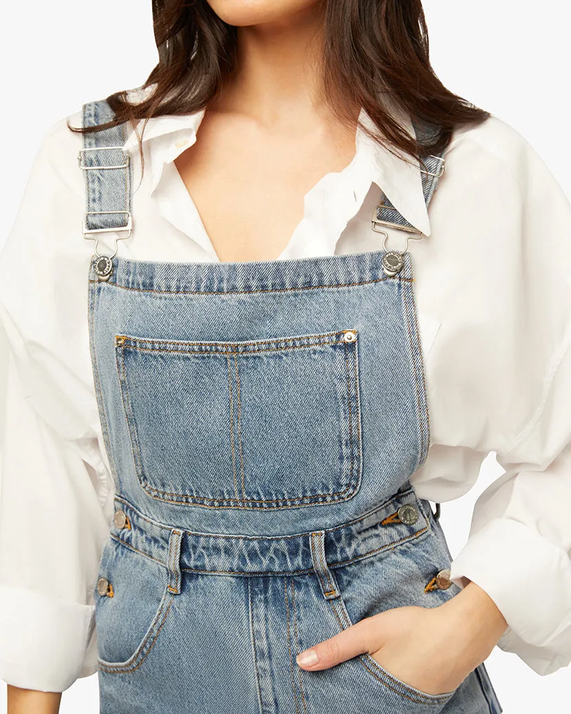 Wide Leg Denim Overall sold by WeWoreWhat product image thumbnail 3