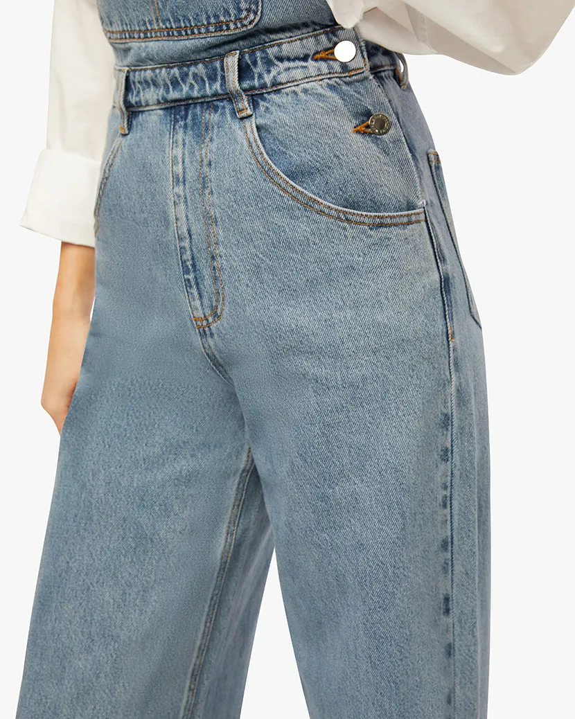 Wide Leg Denim Overall sold by WeWoreWhat product image thumbnail 4