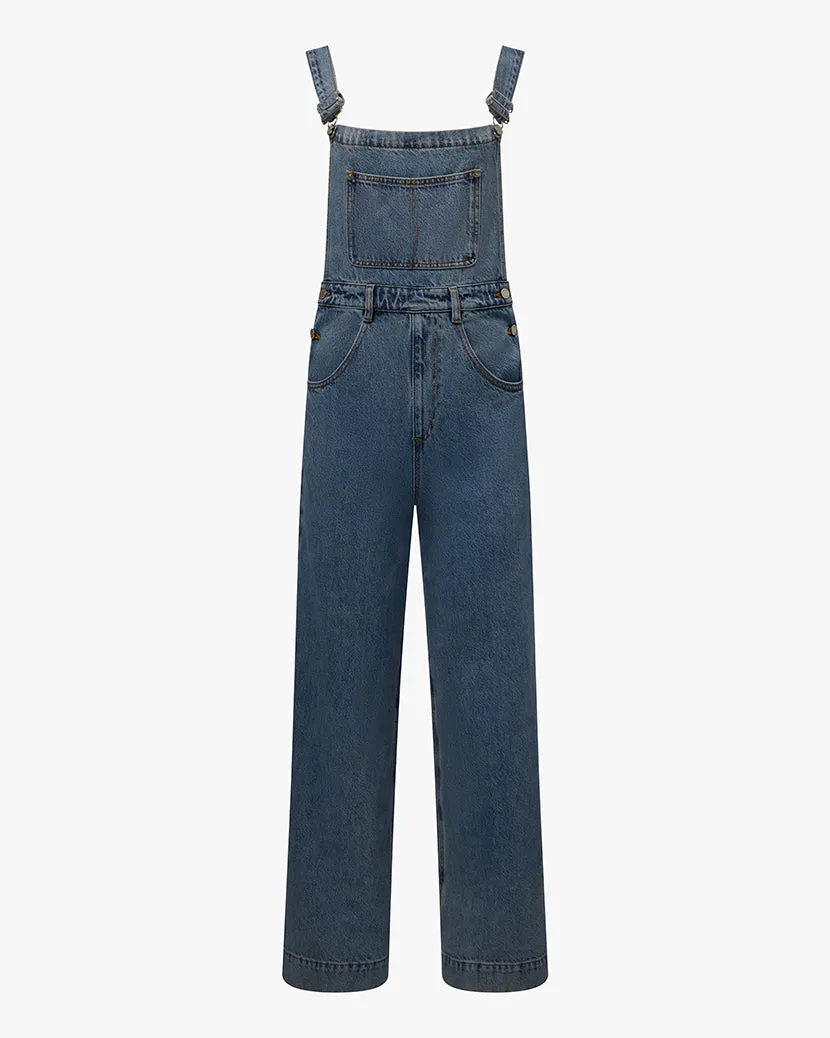 Wide Leg Denim Overall sold by WeWoreWhat product image thumbnail 2