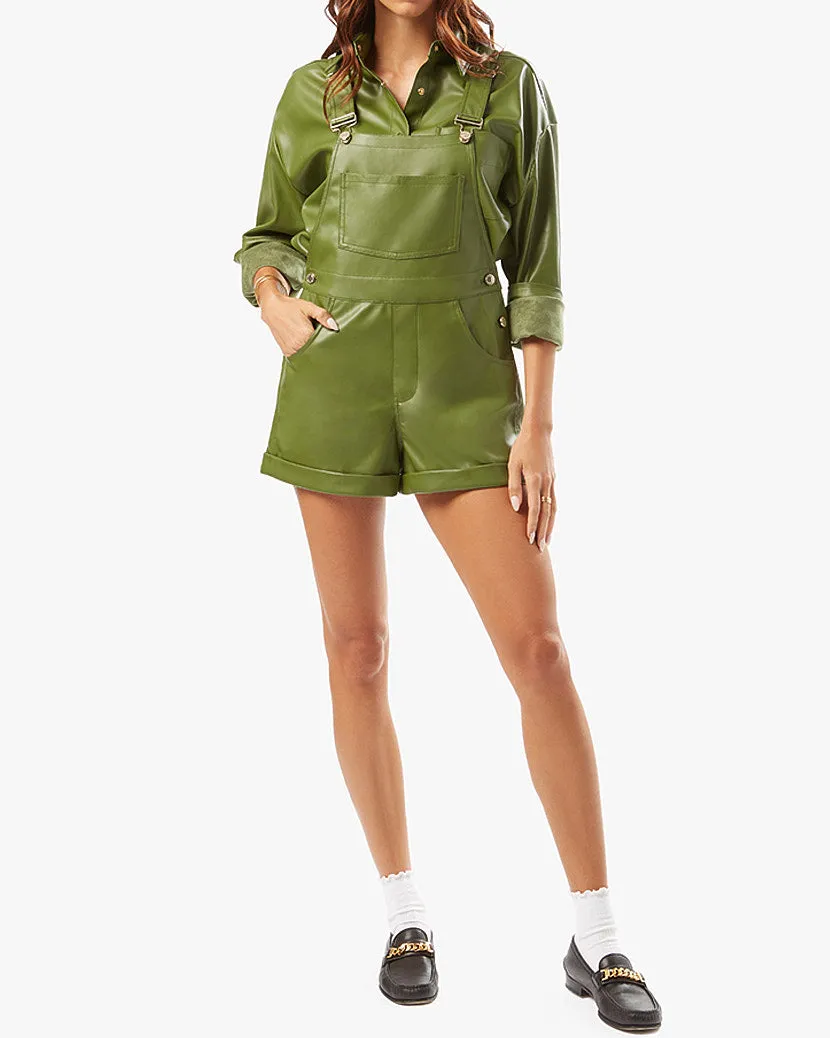 Vegan Leather Overshirt sold by WeWoreWhat product image thumbnail 4