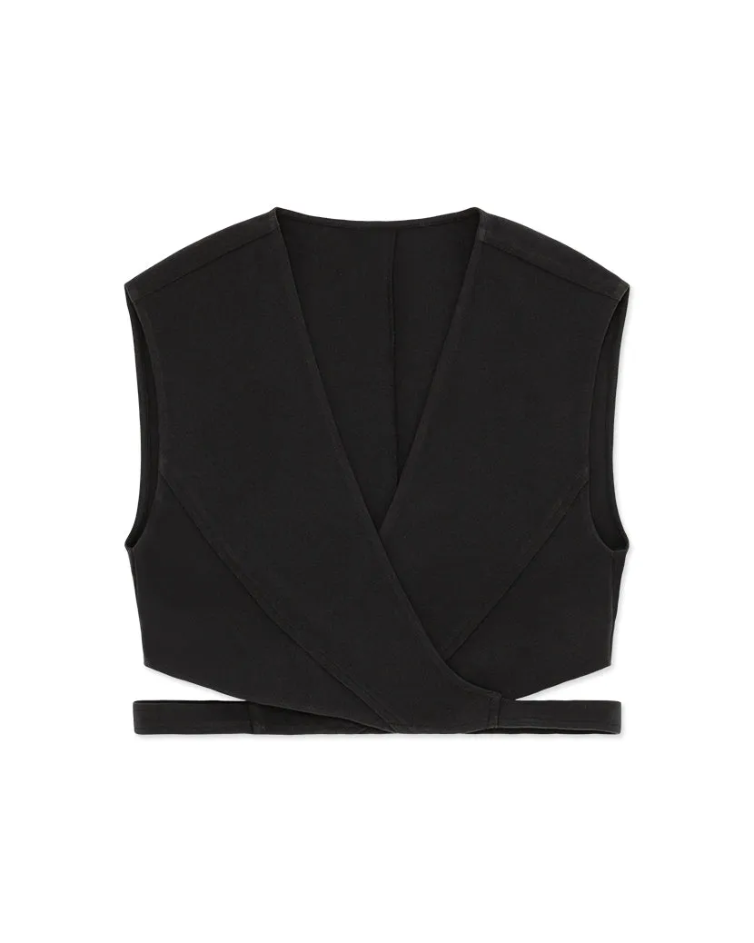 Tie Back Suiting Wrap Top sold by WeWoreWhat product image thumbnail 2