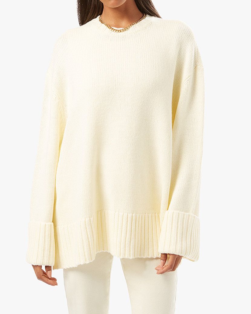 Oversized Crew Neck Sweater sold by WeWoreWhat