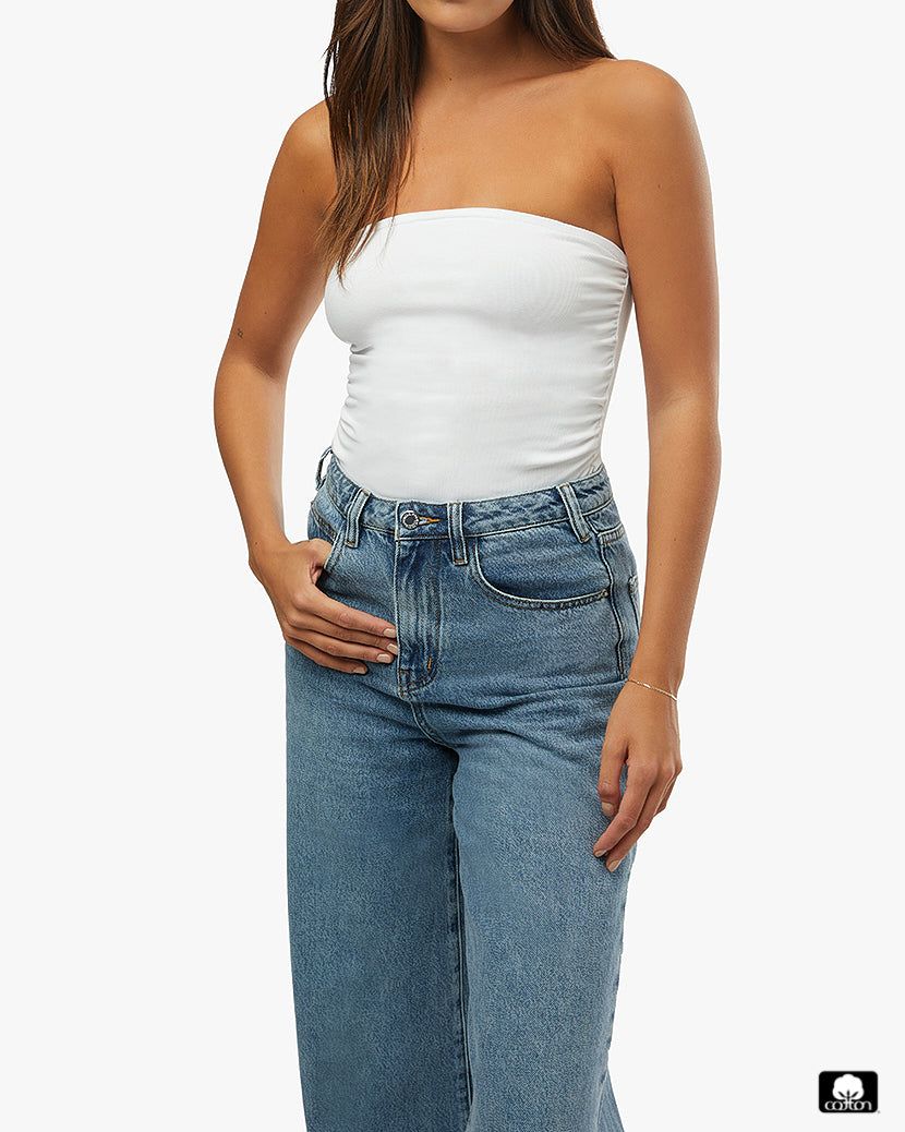 Ruched Strapless Bodysuit sold by WeWoreWhat product image thumbnail 4