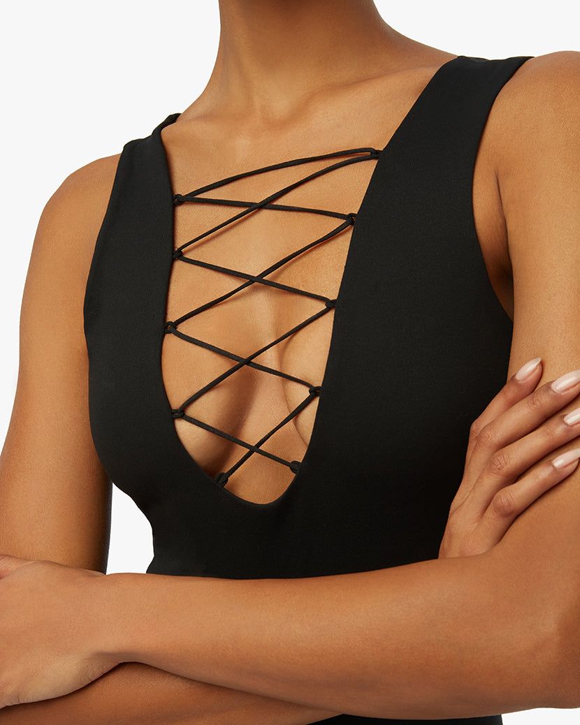 Lace-Up Romper sold by WeWoreWhat product image thumbnail 7