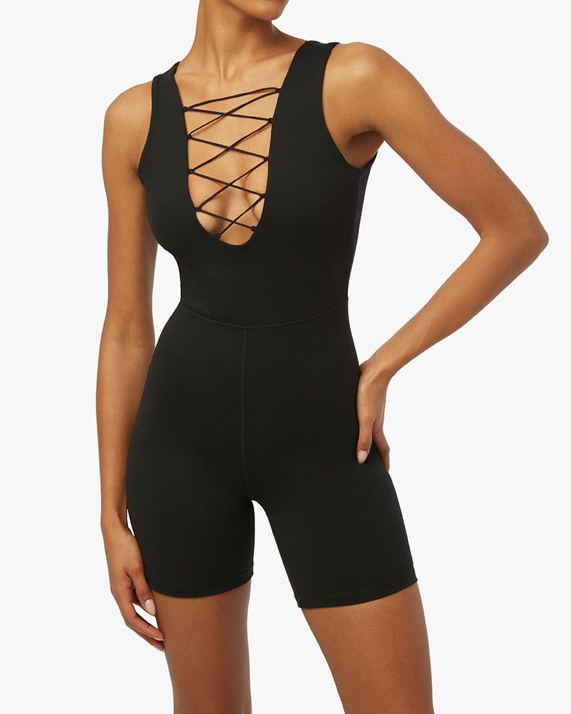 Lace-Up Romper sold by WeWoreWhat product image thumbnail 3