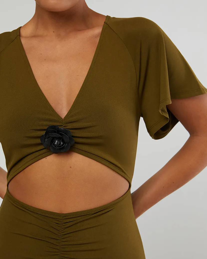 Cut Out Asymmetrical Dress sold by WeWoreWhat product image thumbnail 4