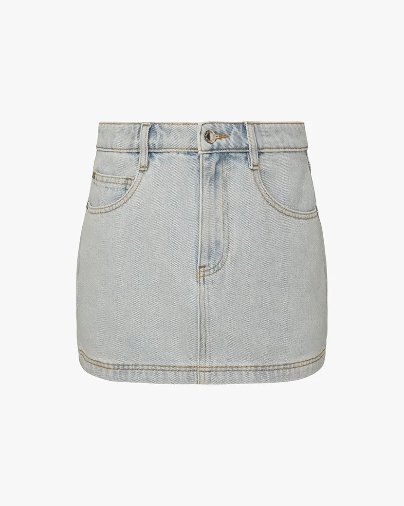 Mini Denim Skirt sold by WeWoreWhat product image thumbnail 2