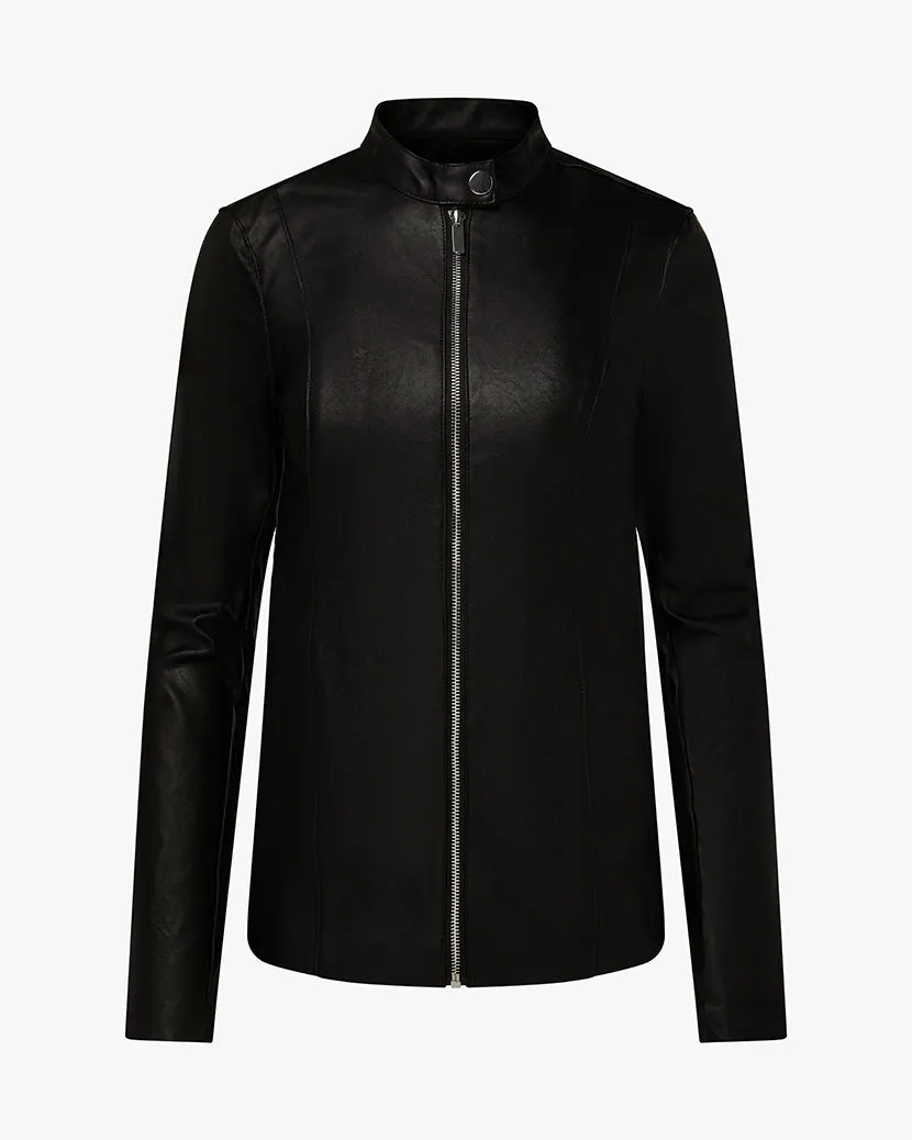 Vegan Leather Moto Jacket sold by WeWoreWhat product image thumbnail 2