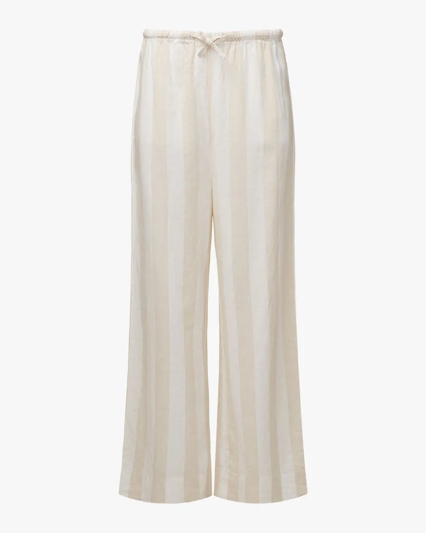 Linen Wide Stripe Drawstring Pant sold by WeWoreWhat product image thumbnail 2