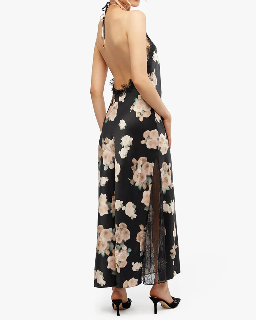 Lace Halter Maxi Dress sold by WeWoreWhat product image thumbnail 5