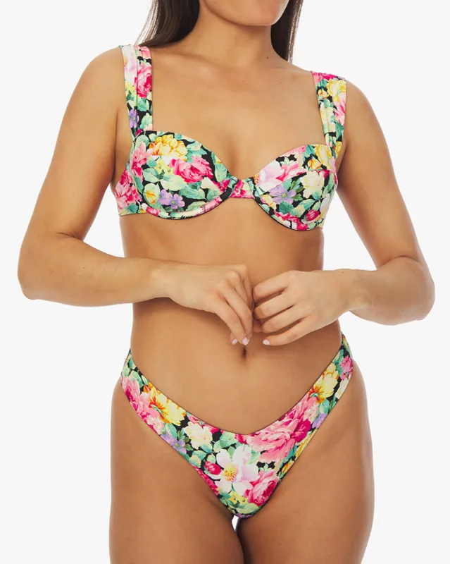 Delilah Vintage Roses Bikini Bottom sold by WeWoreWhat