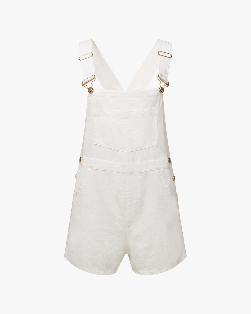Basic Linen Short Overalls sold by WeWoreWhat product image thumbnail 2