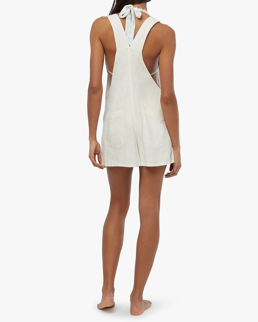 Basic Linen Short Overalls sold by WeWoreWhat product image thumbnail 4