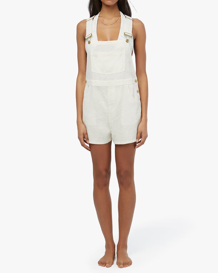 Basic Linen Short Overalls sold by WeWoreWhat product image thumbnail 6