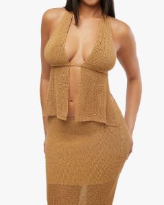 Crochet Halter Top sold by WeWoreWhat