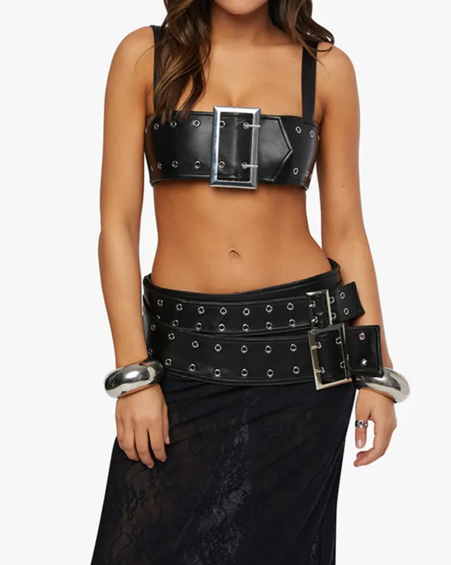 Buckle Bandeau Top sold by WeWoreWhat