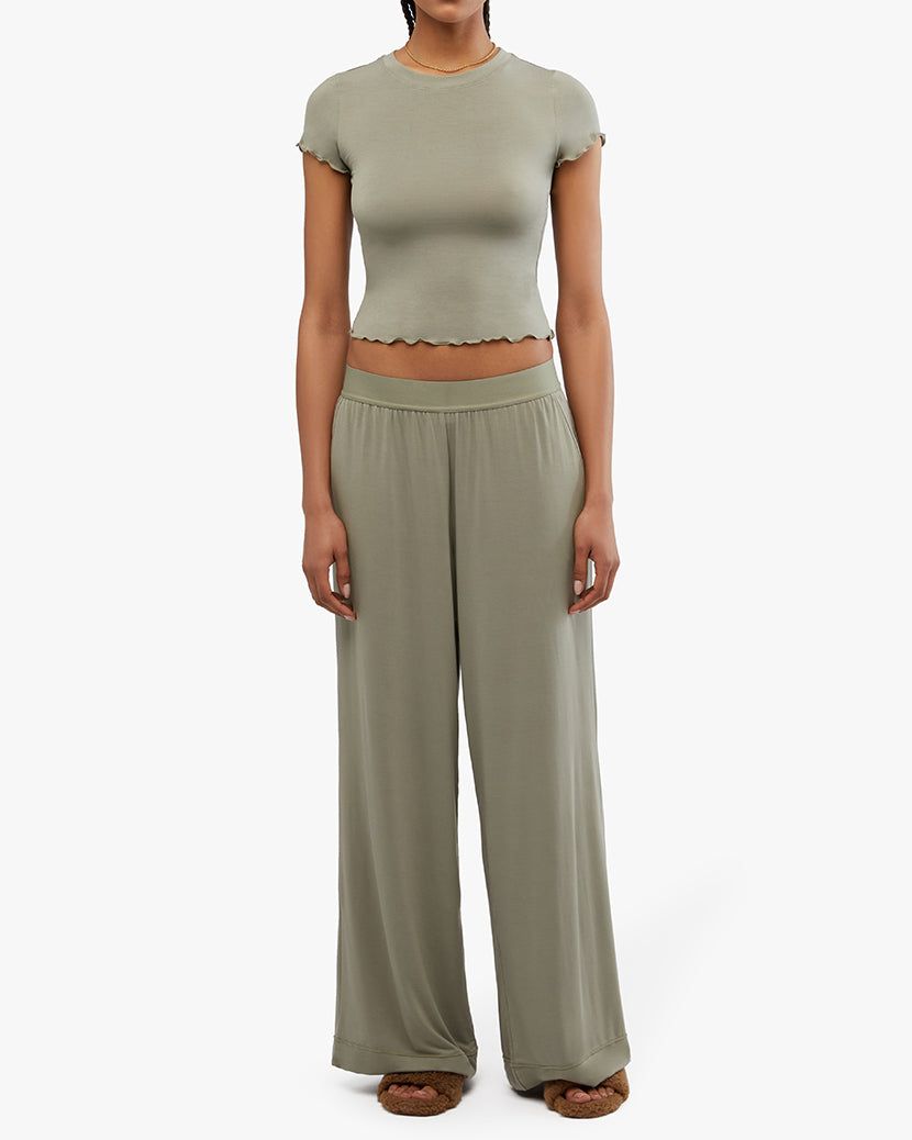 Wide Leg Modal Jersey Pant sold by WeWoreWhat product image thumbnail 7