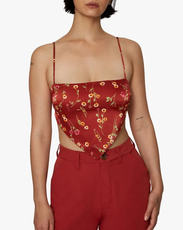 Bandana Roses And Daisies Top made by WeWoreWhat