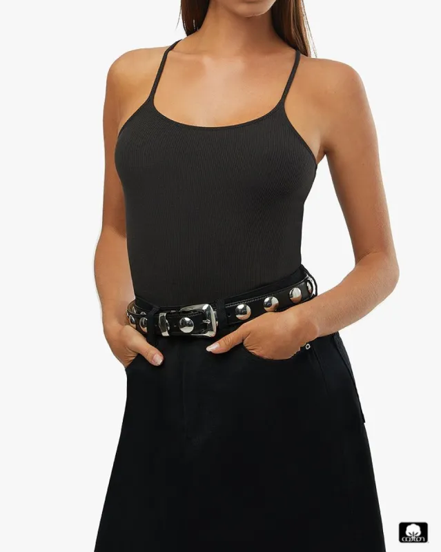 Scooped Rib Tank Top sold by WeWoreWhat