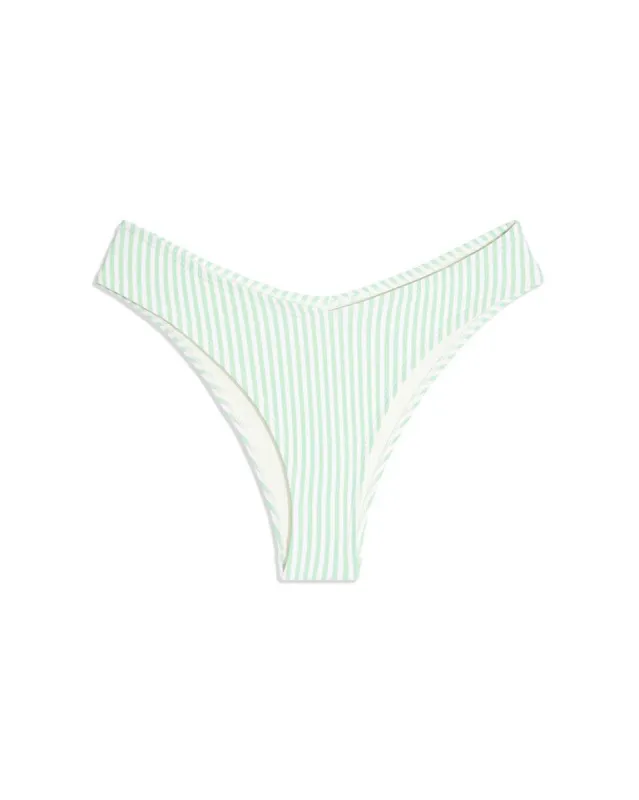 Delilah Micro Stripe Bikini Bottom sold by WeWoreWhat