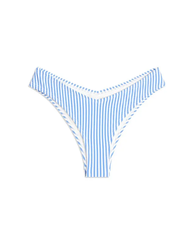 Delilah Micro Stripe Bikini Bottom made by WeWoreWhat