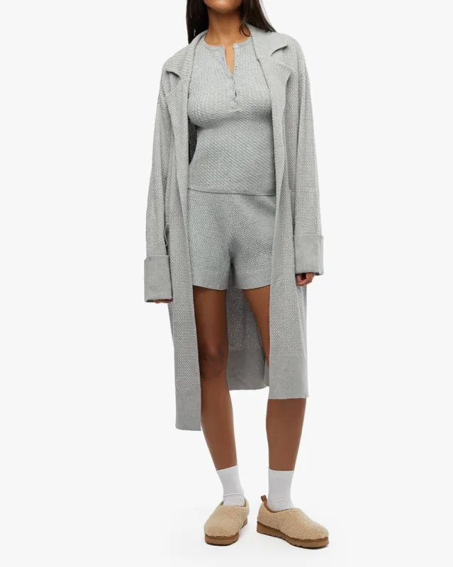 Collar Coatigan sold by WeWoreWhat