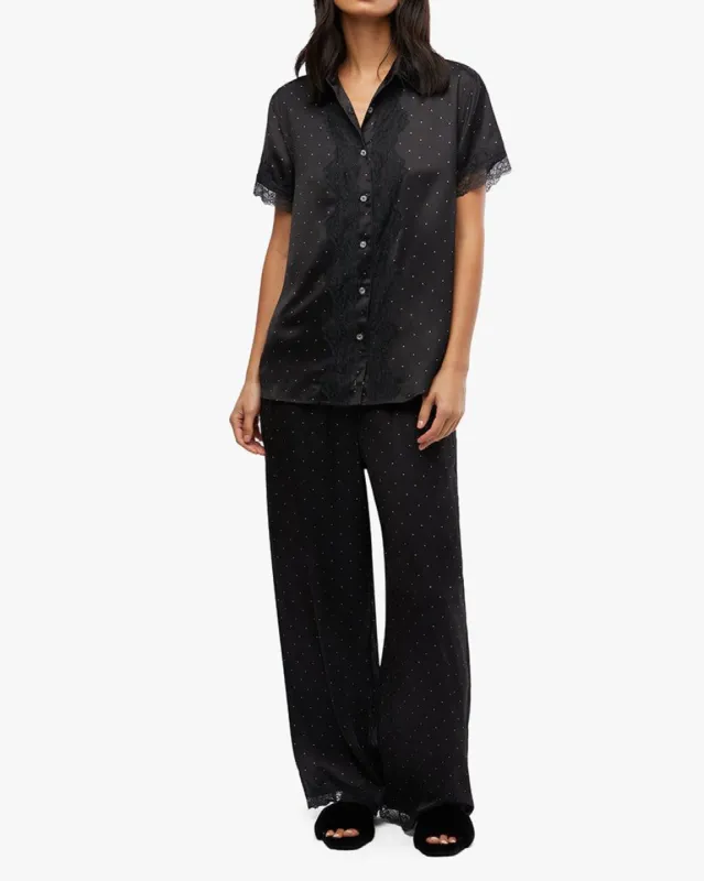 Silky Lace Wide Leg Pant sold by WeWoreWhat