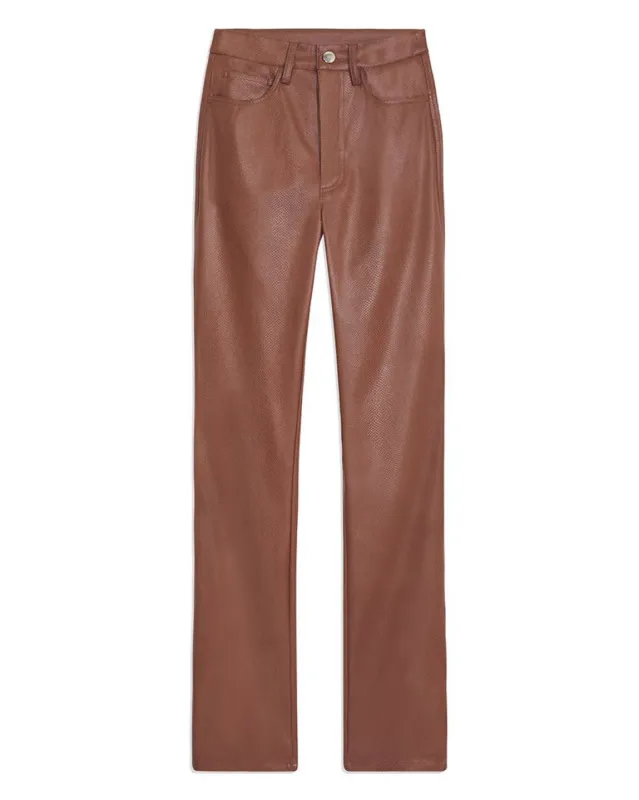 Embossed Croc Ankle Flare Pant sold by WeWoreWhat