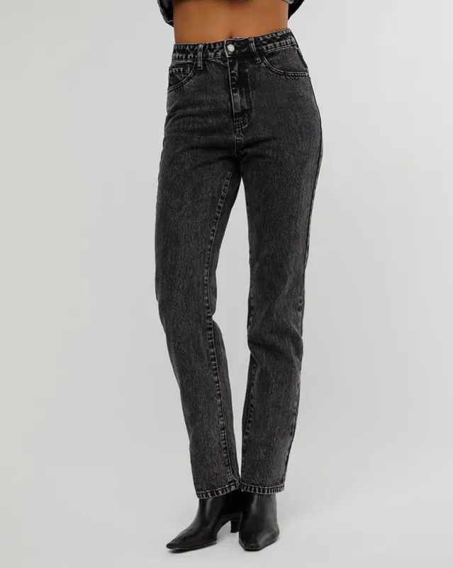 High Rise Relaxed Straight Leg Pants sold by WeWoreWhat