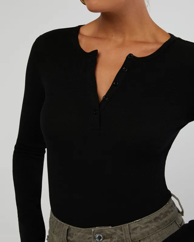 Henley Bodysuit sold by WeWoreWhat