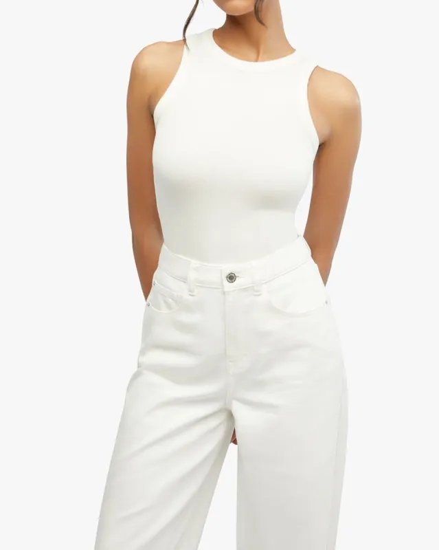 Ribbed Rayon Jersey Tank sold by WeWoreWhat