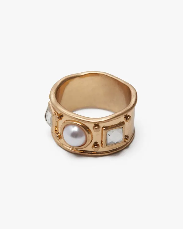 Vintage Pearl Ring sold by WeWoreWhat