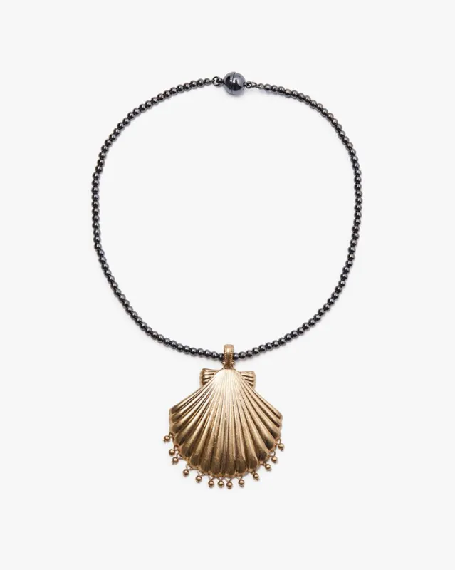 Shell Beaded Necklace sold by WeWoreWhat