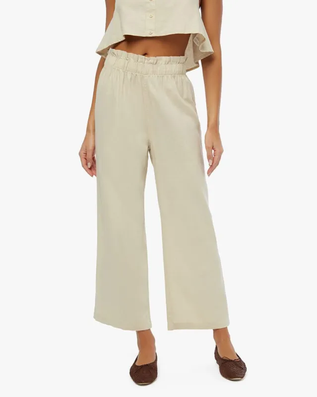 Paperbag Linen Pant sold by WeWoreWhat