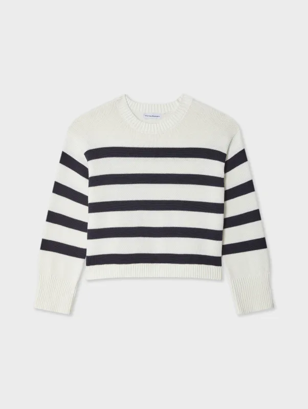 Cotton Easy Crewneck sold by White + Warren