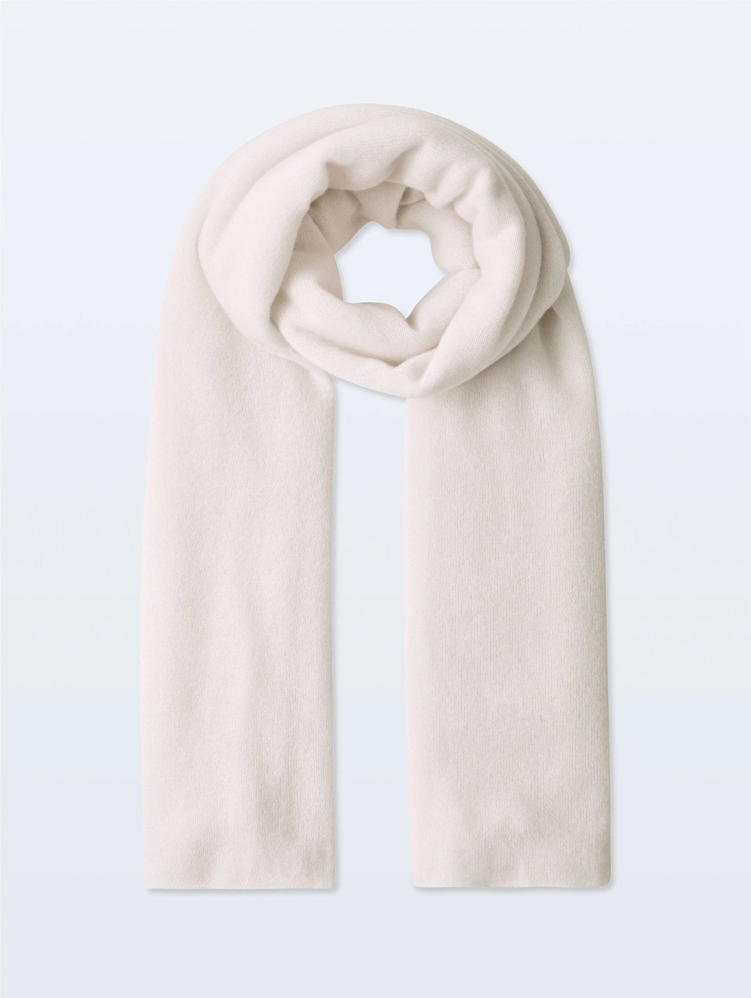 Cashmere Travel Wrap | Soft White sold by White + Warren product image thumbnail 4