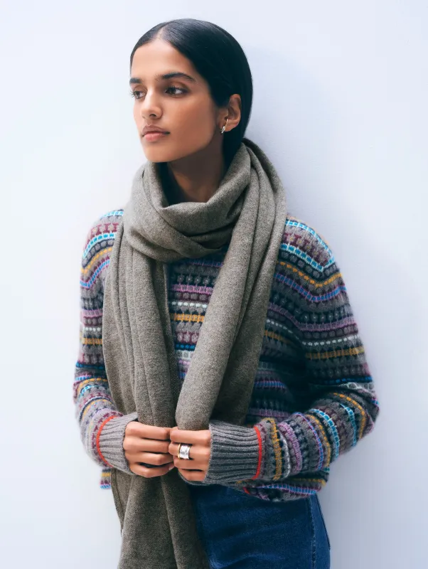 Cashmere Mini Scarf sold by White + Warren