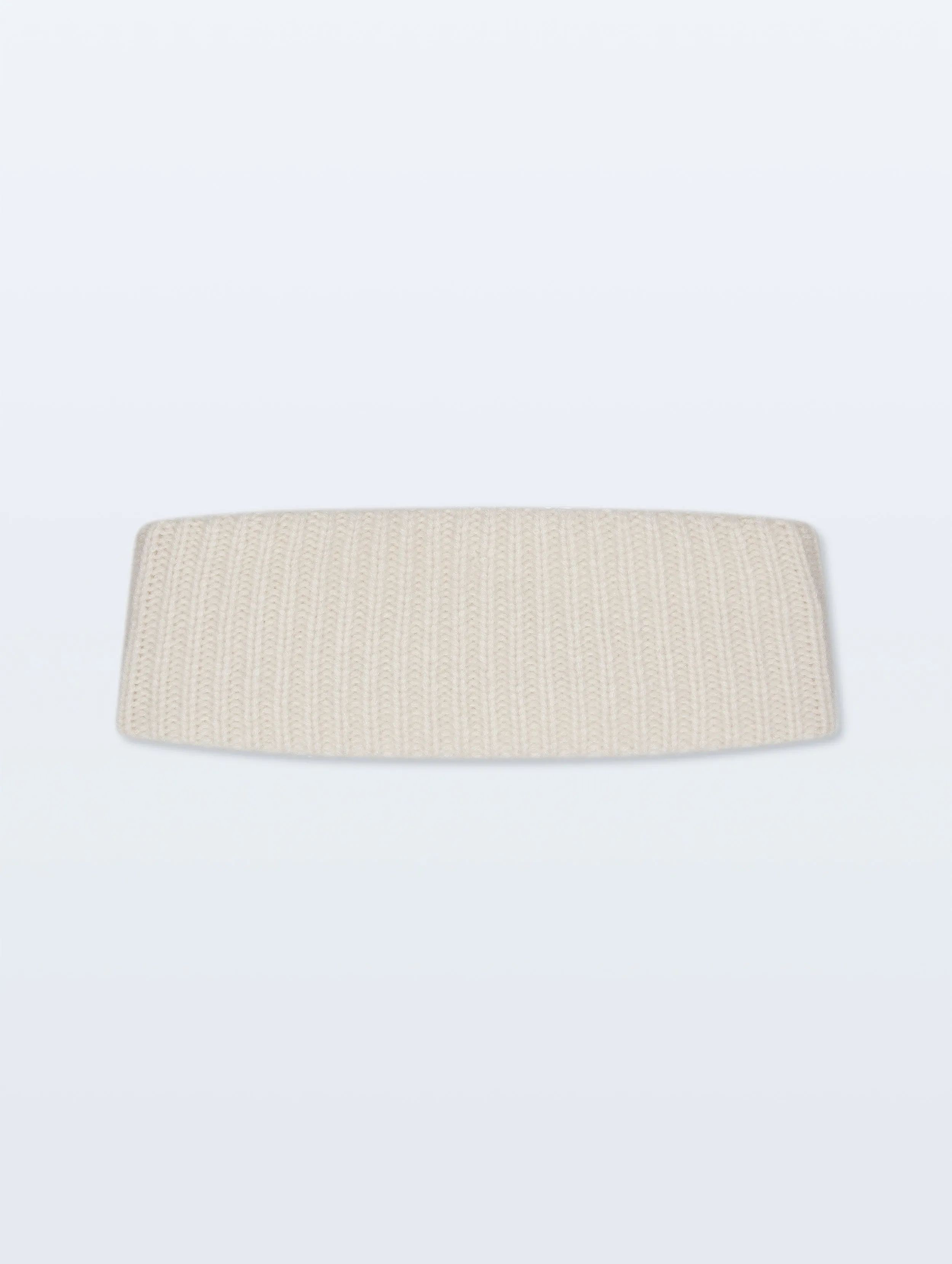 Cashmere Ribbed Headband | Soft White sold by White + Warren product image thumbnail 2