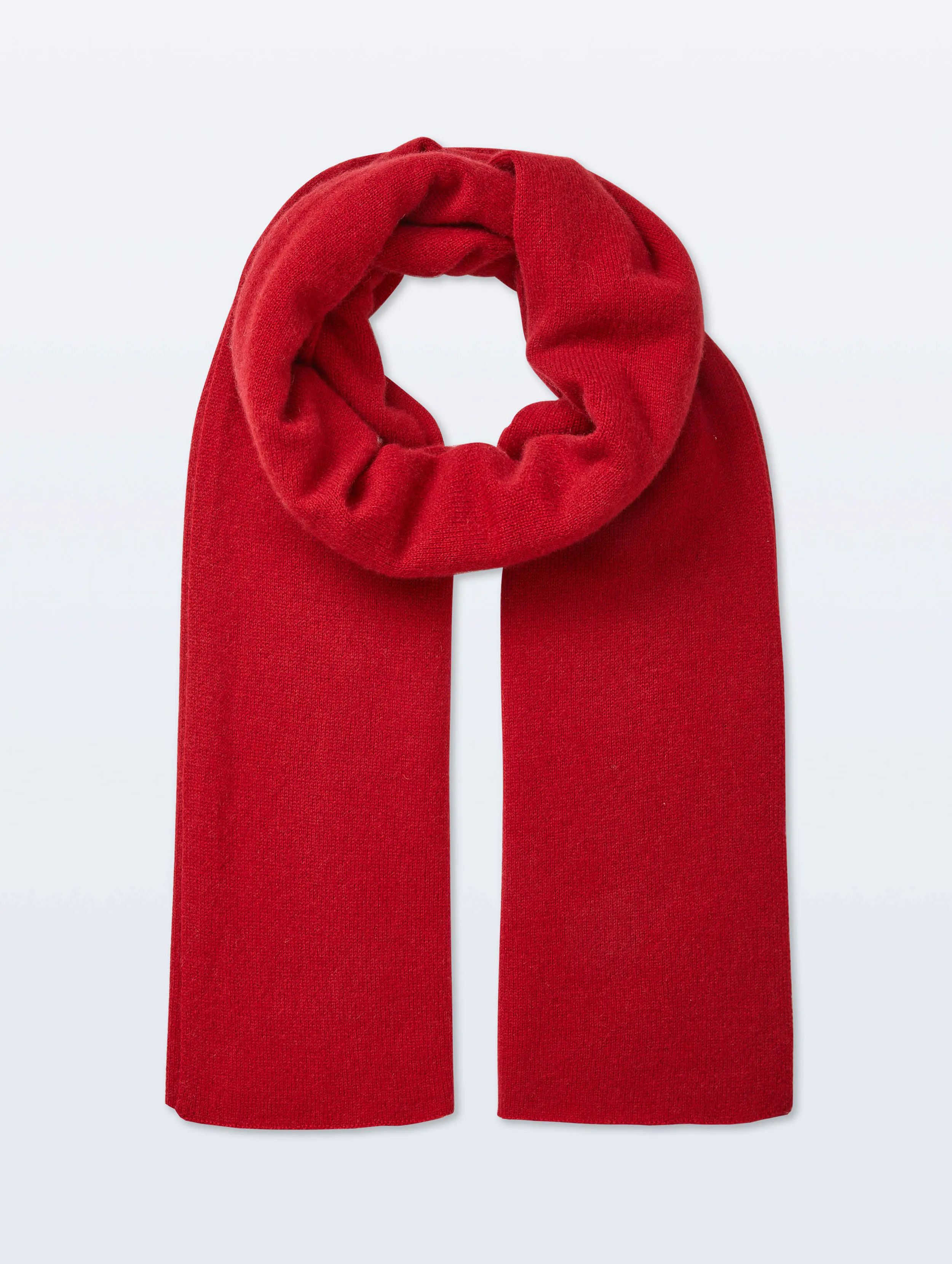 Cashmere Mini Scarf | Deep Crimson sold by White + Warren product image thumbnail 2