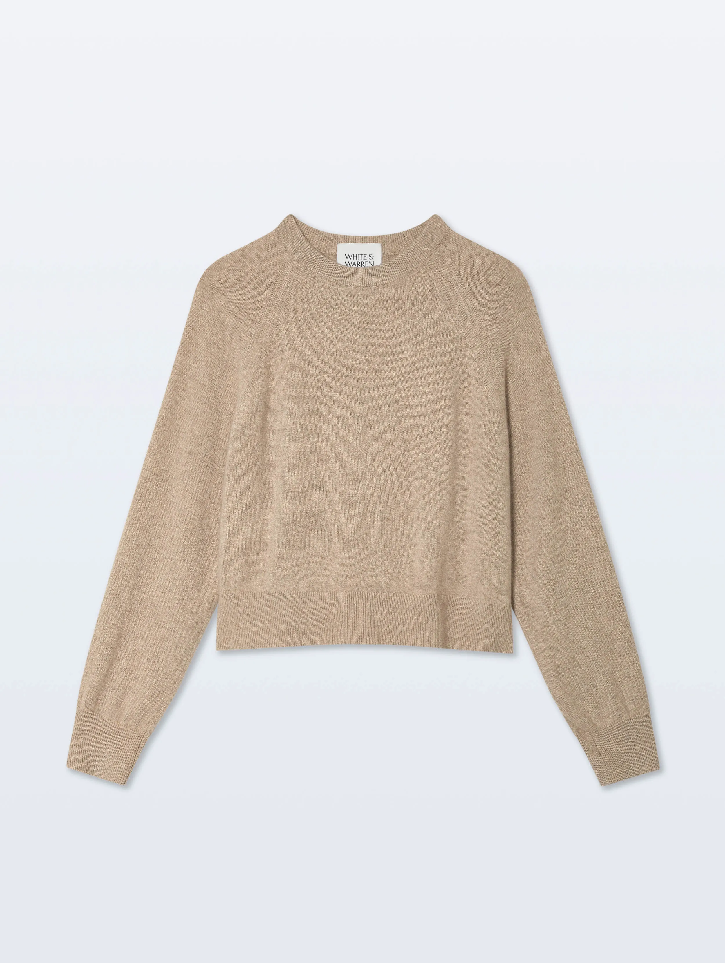 Cashmere Easy Sweatshirt | Taupe Heather sold by White + Warren product image thumbnail 4
