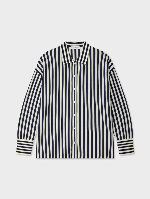 Superfine Organic Cotton Striped Shirt sold by White + Warren