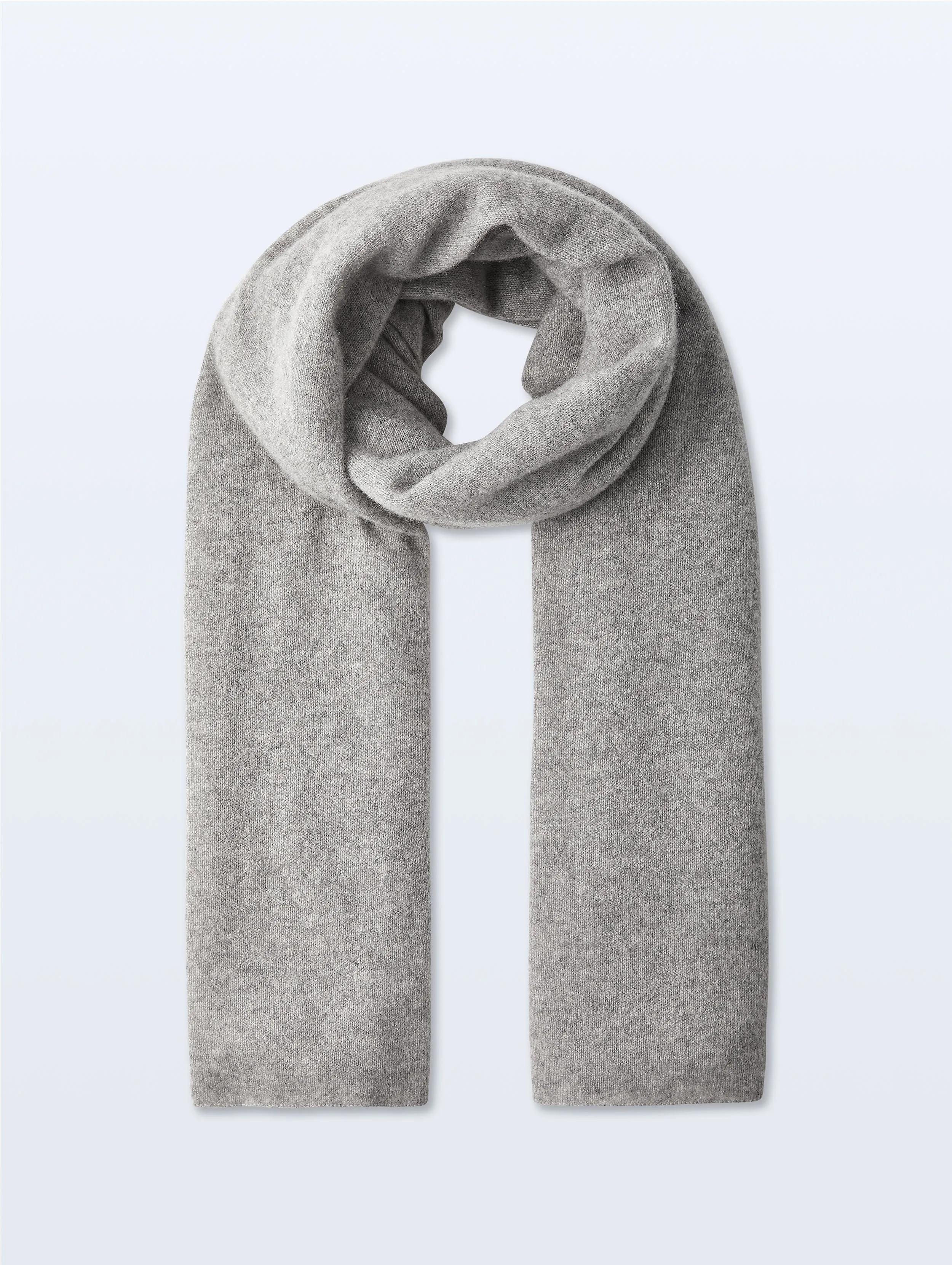 Cashmere Travel Wrap | Grey Heather sold by White + Warren product image thumbnail 2
