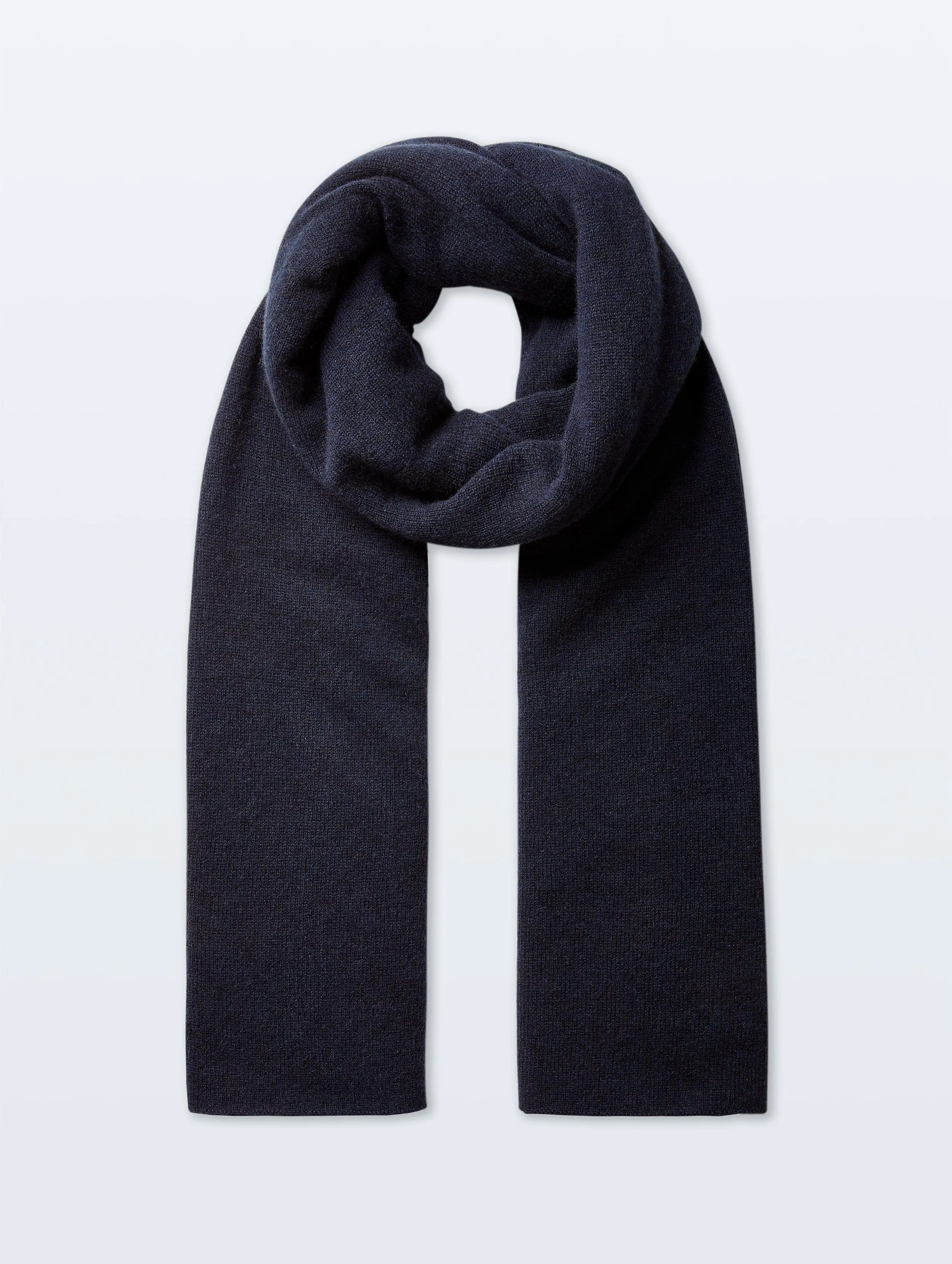Cashmere Travel Wrap | Deep Navy sold by White + Warren product image thumbnail 4